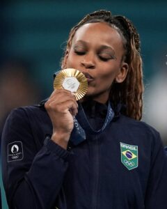 Rebeca Andrade Medalha de Ouro Olimpiadas París 2024