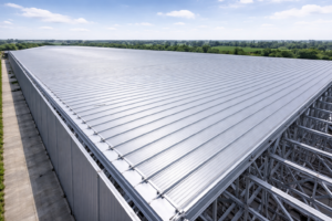 Telha ZipadaTelha Zipada em Brasília DF e Goiânia GO Rio de Janeiro RJ Branca Verde Vermelha Amarela Cinza 043 050 mm Chapa Galvalume Zincalume Galvalume