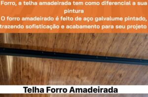 Telha Com Forro de Madeira Amadeirado Sanduíche em Franca Ribeirão Preto São Carlos Sertãozinho Cravinhos Pirassununga Araraquara Jaboticabal SP