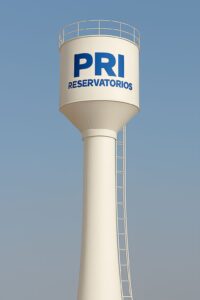 Caixa-Dagua-Metalica-Tipo-Taca-Coluna-Seca-de-5000-10000-12000-15000-20000-25000-30000-40000-50000-100000-Mil-Litros 30M³ 30 Mil L