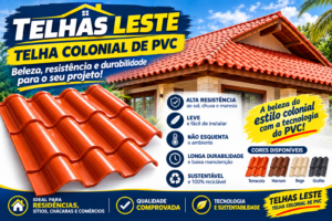 TELHAS LESTE - Telha Colonial de PVC em Guarulhos SP Tel: (12) 3943-9393 Preço Telhas Leste Telha Colonial de PVC em São Jo´se dos Campos Guarulhos Ubatuba Jacareí São Paulo SP